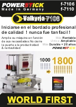 Mquinas de bordar serie VALKIRJIA POWERSTICK