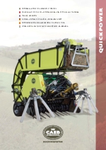 Rotoempacadora para sarmientos y restos de poda.