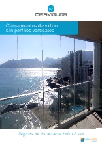 Cerramientos de vidrio sin perfiles verticales