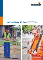 Combinacin de correlador y localizador de fugas de agua SeCorrPhon AC 200