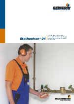 Detector de sonido compacto para la localizacin de fugas de agua Stethophon 04