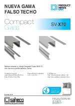 Gama falso techo Compact Glass SV- X70