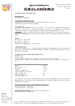 Estabilizantes cido L-Ascrbico