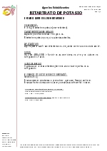 Estabilizantes Bitartrato de Potasio (Cremor Trtaro)