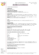 Estabilizantes Sorbato Potsico