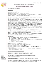 Nutrientes y auxiliares de fermentacin Nutriferm Vit Flo