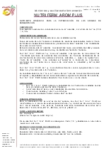 Nutrientes y auxiliares de fermentacin Nutriferm Arom Plus