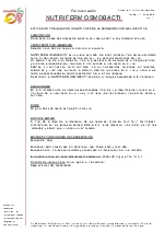 Nutrientes y auxiliares de fermentacin Nutriferm Osmobacti