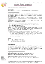 Nutrientes y auxiliares de fermentacin Nutriferm Energy