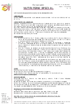 Nutrientes y auxiliares de fermentacin Nutriferm Special