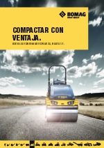 Bomag - rodillos tndem articulados, hasta 5 tm.