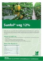Fertilizante nutriente y bioestimulante: Sunfol Veg