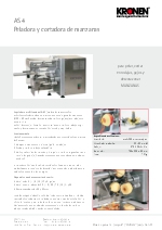 Peladora / cortadora kronen as4