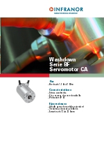 Washdown Serie BF Servomotor CA