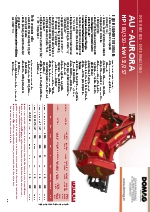 Enterradoras de piedras fijas. Modelo AU - Aurora (con doble transmisin lateral)