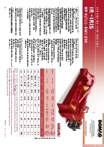 Enterradoras de piedras fijas. Modelo IR - Iris (con una transmisin lateral )
