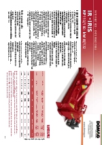 Enterradoras de piedras fijas. Modelo IR - Iris (con doble transmisin lateral)