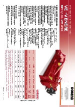 Enterradoras de piedras fijas. Modelo VE - Venere (con una transmisin lateral)