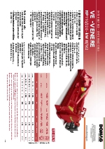 Enterradoras de piedras fijas. Modelo VE - Venere (con doble transmisin lateral)