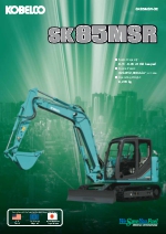 Miniexcavadoras SK85MSR de Kobelco.