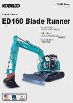 Miniexcavadoras ED160-3 Blade Runner de Kobelco