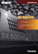 Miniexcavadoras SK500HDLC-8- de Kobelco