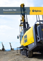 PowerROC T45. Equipo de perforacin de superficie para canteras y obras de construccin