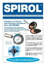 Pasadores en espiral para bisagras de estuches cosmticos