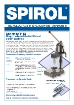 Mquina de instalacin manual para pasadores