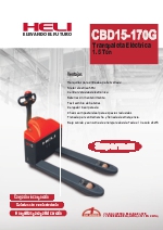 CBD15-170G Transpaleta Elctrica 1.5 Ton