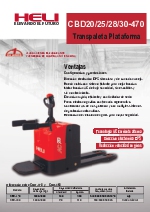 CBD20/25/28/30-470 Transpaleta Plataforma