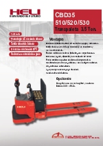 CBD35 510/520/530 Transpaleta 3.5 Ton.