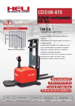 CDD06-970 Apilador contrapesado 0.6 Ton.