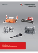 Implementos para cargadoras y manipuladores de Weidemann