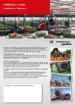 Mquinas Weidemann para invernaderos y viveros (trptico)