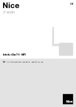 Manual de instrucciones IT4WIFI Nice