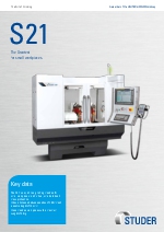 STUDER S21  la grande para piezas pequeas.