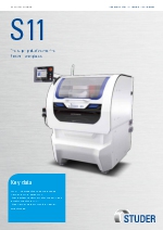 STUDER S11  alta productividad para piezas pequeas.