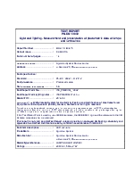 Luminaria LED - Test report