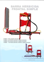 Barra Herbicida Delantera Simple