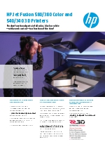 HP Jet Fusion 580/380 Color y Impresoras 3D 540/340