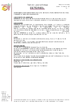 Detergente desincrustante Detersol