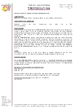 Estabilizante y regulador de fermentacin - Trefosolifina