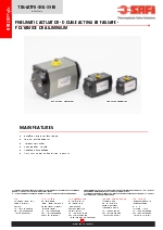 VALVULAS SAFI Actuadores neumticos en poliamida y aluminio simple y doble efecto (TDS-ACTPN-0001-00-EN)