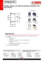 VALVULAS SAFI Fittings para vlvulas de bola y de retencin TDS-EQUIP-3101-00-EN