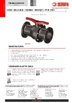 VALVULAS SAFI Vlvulas bola bridadas PPGF PVDF PP-EL DN150 (TDS-BALL-2008-00-EN)