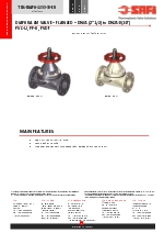 VALVULAS SAFI Vlvulas de diafragma bridadas PVC-U PPH PVDF DN65 a DN250 (TDS-DIAPH-3200-00-EN)