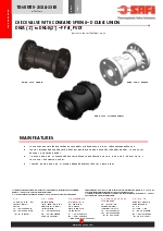 VALVULAS SAFI Vlvulas de retencin con cono y resorte PPGF PVDF  DN25 A DN50 (TDS-NRETU-2001A-00-EN)