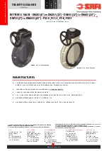 VALVULAS SAFI Vlvulas mariposa PVC-U PVC-C PPH PVDF DN200 a DN1000 (TDS-BUTT-3600A-00-EN)