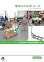 Transpaleta manual - Cesab CE100-300 1,0  3,0 toneladas